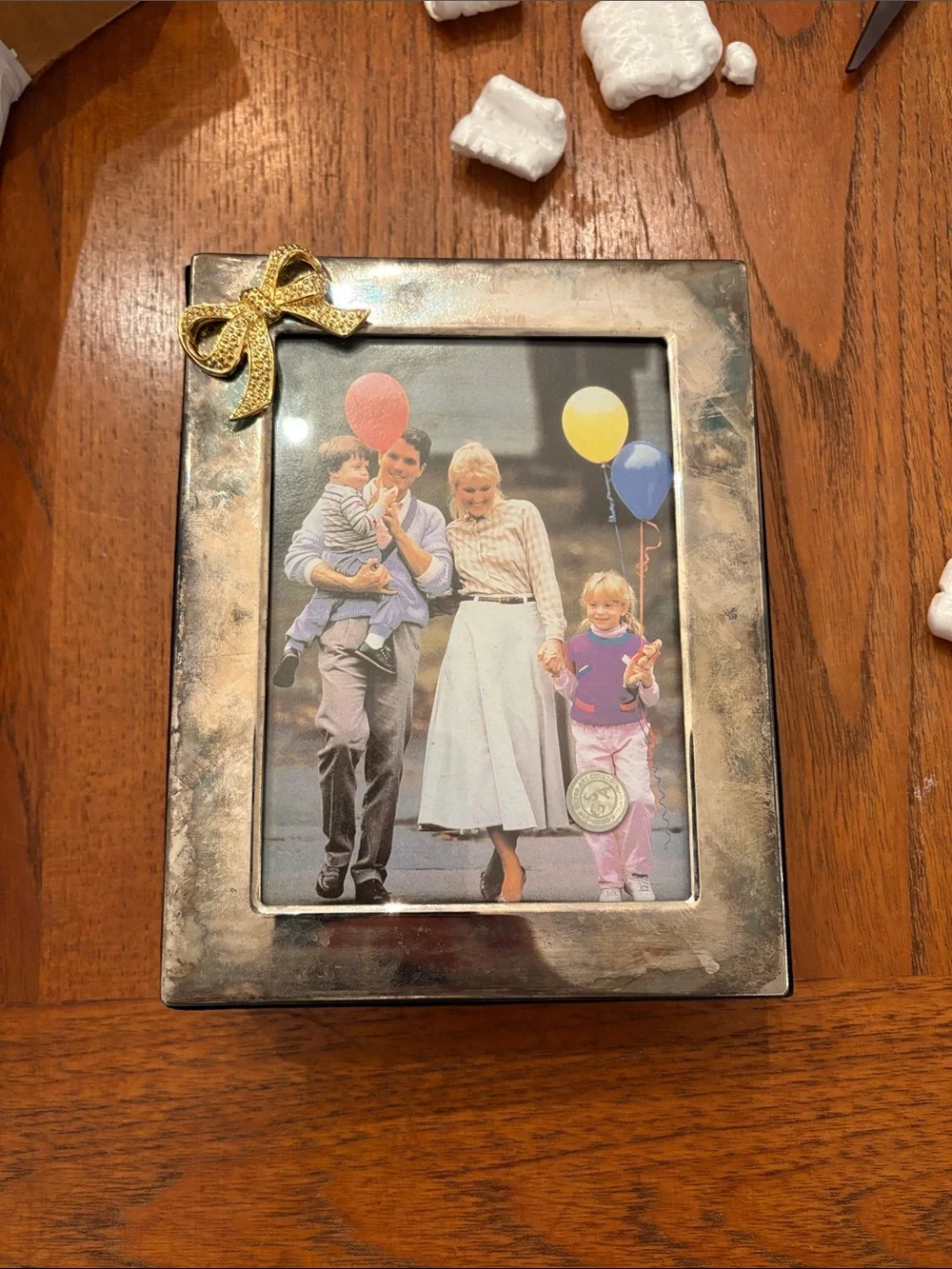 Godinger Gold Bow Accent silver plated Picture book